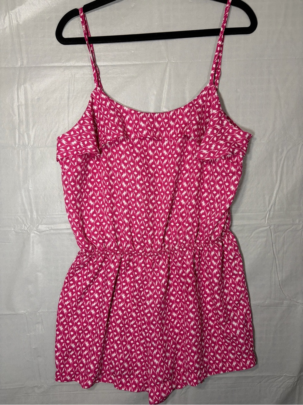 350. Mile End Pink Printed Spaghetti Strap One Piece